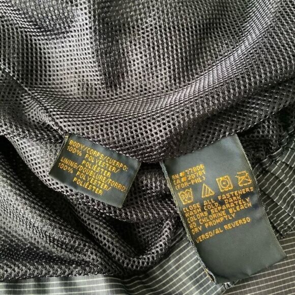 MENS TOMMY HILFIGER NAVY BLUE PINSTRIPED JACKET SIZE XL - Picture 10 of 10